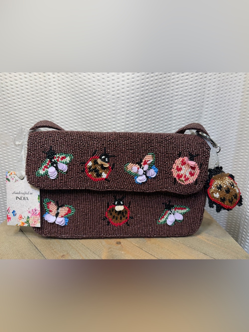 Viral Beaded TJMaxx & Marshalls Bug Bag…Butterflies and Ladybugs